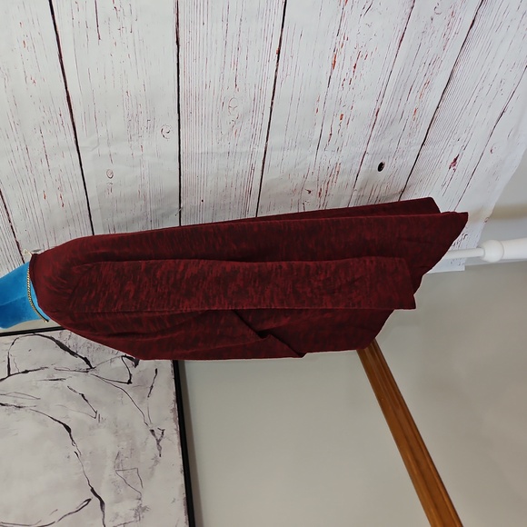 NWT Yelete Burgundy Surprice Wrap Tunic Sweater Size Xl - Picture 6 of 14